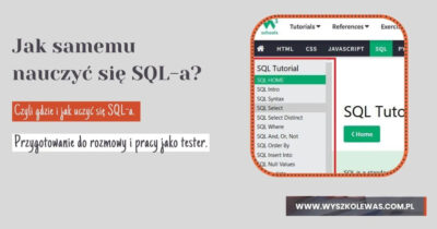 Jak samemu się nauczyć SQL-a?